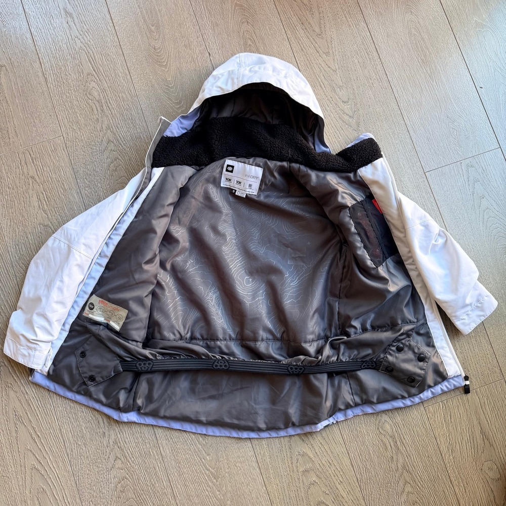 686 Hydra Thermagraph Jacket Peppercorn Cloudbreak Marble Pink Women Medium - Picture 3 of 9
